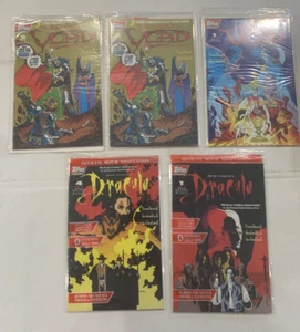 Topps Bram Stoker's Dracula #1, 4! Vlad el Impailer #1, 2, 2! Precintado con tarjetas - Imagen 1 de 6