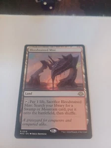 MTG Bloodstained Mire Modern Horizons 3 Set Regular Rare #216 NM Fresh Pull - Picture 1 of 2