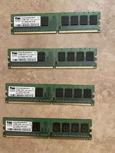 ProMOS 2GB (4x 512MB) PC2-4200U DDR2 RAM Desktop Memory V916764K24QAFW-E4 - Picture 1 of 3