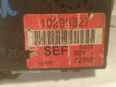 Módulo de control de carrocería usado se adapta a: Pontiac Grand Prix 1997 control de carrocería BCM RH kick Foto 1 de 4