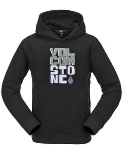 Volcom Youth Essential Hoodie Kid's Sweatshirt, Black, Medium - Picture 1 of 2