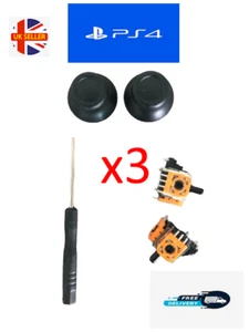 PS4 Replacement 3D Analogue Stick Repair Kit 3 Packs - Picture 1 of 4
