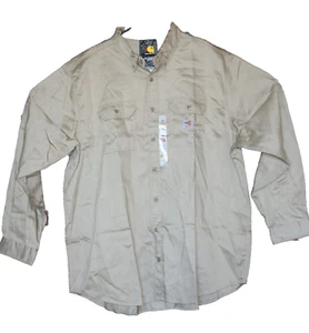 Herren Carhartt Fire Resistant Light-weight Twill Shirt | Khaki | Größe 3XL Tall - Bild 1 von 4