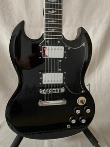 Custom OEM Factory SG Modell G400 schwarz 6 Saiten E-Gitarre - Bild 1 von 6