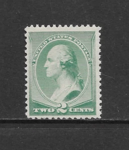 EE. UU. SCOTT 213 MNH F/VF - 1887 2c BANCO VERDE NO EMITIDO - Imagen 1 de 2