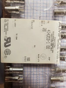 (8 Stück) AMP 414353-1 BNC Buchse Stecker RF Koax 75 Ohm - Bild 1 von 3