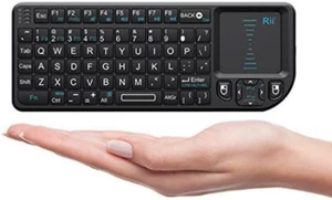 tek Mini X1 Mini Wireless 2.4Ghz Keyboard with Mouse Touch Pad Remote Control, - Picture 1 of 8