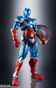 Captain America Tech-On Avengers Bandai Spirits S.H.Figuarts AUF LAGER USA - Bild 1 von 4