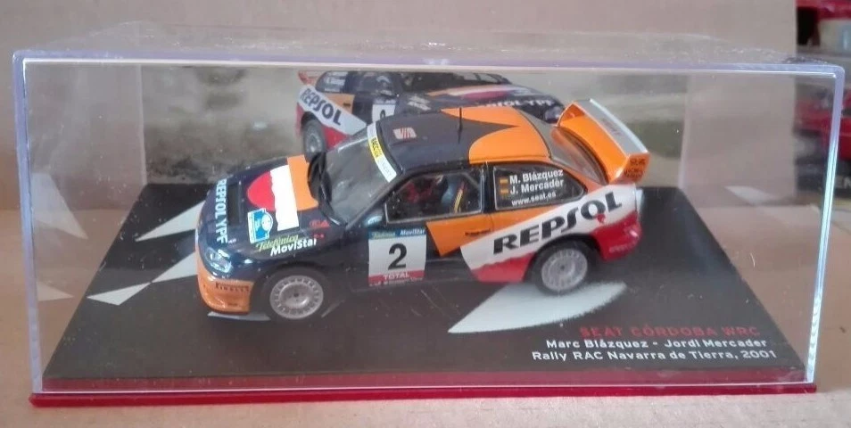 Die Cast "Seat Córdoba Wrc Rally Rac Navarra De Tierra - 2001" Escala 1/43 Foto 1 de 1