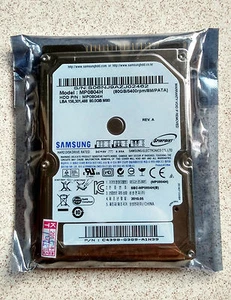 SAMSUNG 80G 5400 RPM 8M 2.5" IDE PATA HDD for Laptop Internal Hard Disk Drive - Picture 1 of 2