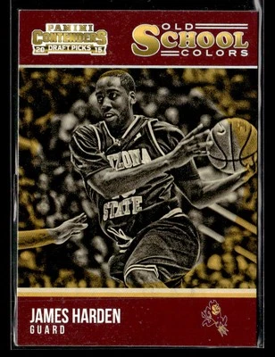 Tarjeta 2015 Panini Contenders Draft Picks #13 James Harden Old School Colors Foto 1 de 2