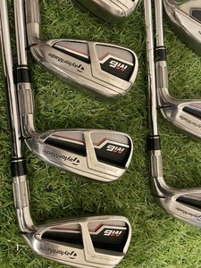 TaylorMade M6 Iron Set 9pcs 4-PW, AW, SW REAX Steel85 Flex S - Picture 1 of 16