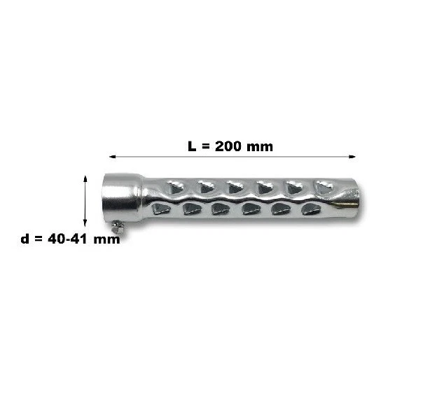 Silenziatore db-killer universale diametro Ø41mm x 200mm (20cm) anche per megato Foto 1 de 1