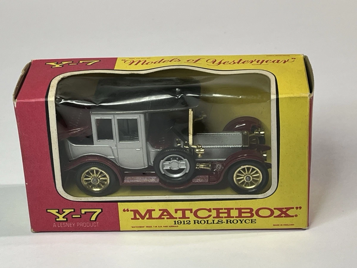 Matchbox Models of Yesteryear Rolls-Royce 1912 Vehicle Year