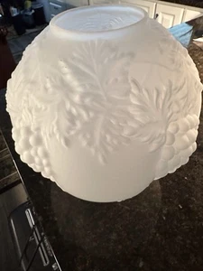 GWTW CONSOLIDATED GLASS BALL REPL LAMP SHADE 9.75” X 10.24” GRAPES - Frosted - Picture 1 of 11