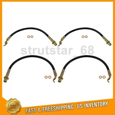 4 mangueras de freno delanteras traseras para Lexus LS430 4,3 L Foto 1 de 4