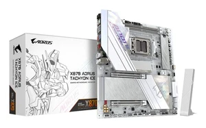 GIGABYTE X870 AORUS TACHYON ICE Motherboard - Supports AMD Ryzen 9000 CPUs - Picture 1 of 5
