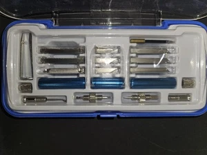 16-TEILIGES PRÄZISIONSMESSERSET RASIERKLINGE EXACTO SCHNEIDWERKZEUG KUNSTHANDWERK HOBBY KIT - Bild 1 von 7