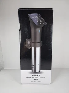 Sealed Anova Precision Cooker Pro (WiFi) Black and Silver Sous Vide 1200 Watts - Picture 1 of 3