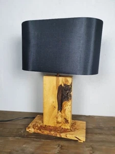 Einzigartige Tischleuchte aus Eichen-Holz Handgefertigt Einzelstück - Bild 1 von 7