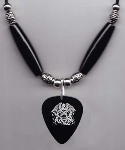 Collar de púa de guitarra negro Queen Brian May Signature - Imagen 1 de 3