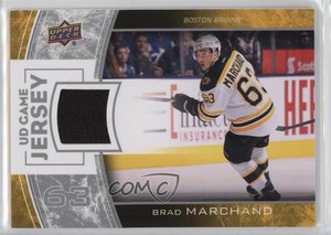 2013-14 Upper Deck UD Game Jersey Series 1 Brad Marchand #GJ-BM