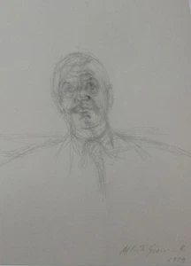 Alberto Giacometti Photoengraving Ritratto di Meyer Limited 1963 Excellent - Bild 1 von 2