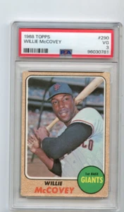 1968 Topps Willie McCovey San Francisco Giants #290 ⭐️💥🎯 PSA Grado 3 - Foto 1 di 2