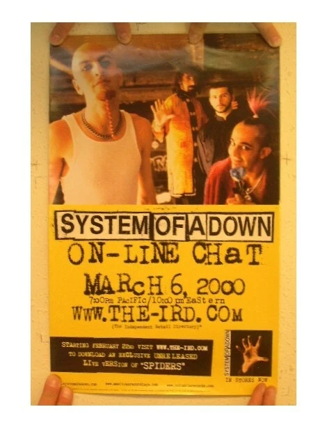 System Of A Down Poster On-Line Chat - Image 1 of 1