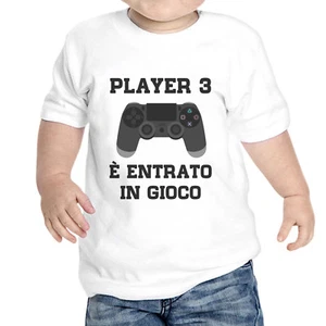 Baby T-Shirt Player 3 Has Entered The Game Gift Idea - Picture 1 of 1