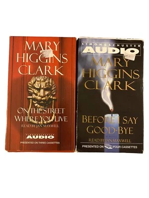 2 Audio Books On the Street Where You Live Before I Say Goodbye MHC Cassettes - image 1 of 2