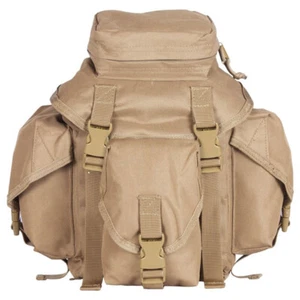 NEW Tactical Military Style Recon Mission 6 Compt MOLLE Butt Pack - COYOTE TAN - Picture 1 of 6