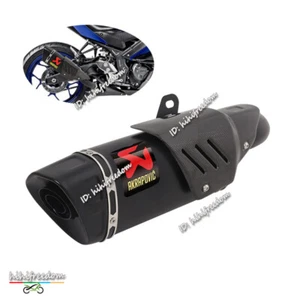 For Yamaha YZF R3 R25 2015-2021 MT-03 Exhaust System Black Muffler Pipe Escape - Bild 1 von 9