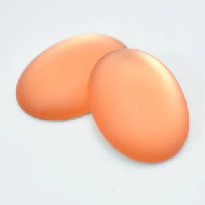 Cabujón Lunasoft ovalado 25x18 mm - Salmón, melocotón - Cantidad 1 - Luna Lucite - Imagen 1 de 1