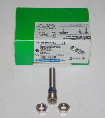 New Schneider Electric XS1M08PC410D Inductive Proximity Sensor Switch Module - Image 1 of 3