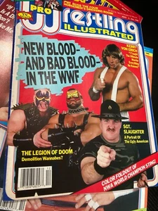 Revista ilustrada PWI Pro Wrestling WWF WCW - Dic 1990 - Von Erich Sting - Imagen 1 de 3