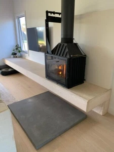 Concrete Fireplace Hearth, hearth stone, fire, stove, hearth, fire surround - Picture 1 of 5