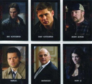 Supernatural Seasons 4 to 6 Character Bios Complete 6 Chase Card Set C1 to C6 - Picture 1 of 1