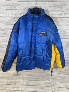 Giubbotto imbottito Akito OGK Racing blu e giallo taglia XXL - Foto 1 di 7