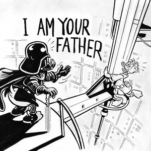 Donald Duck Inspired by Star Wars Episode V - Tony Fernandez - Exclusive Edition - Picture 1 of 3