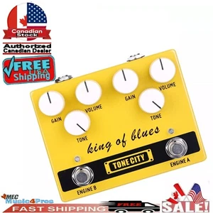 TONE CITY King of Blues V2 Guitar Overdrive Effect Pedal True Bypass Latest Ver✅ - Picture 1 of 12