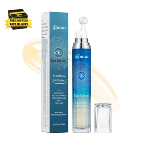 5% Caffeine Eye Serum, Anti-Aging Hydrating Eye Serum, Eye Roller Serum mit 360 - Bild 1 von 7