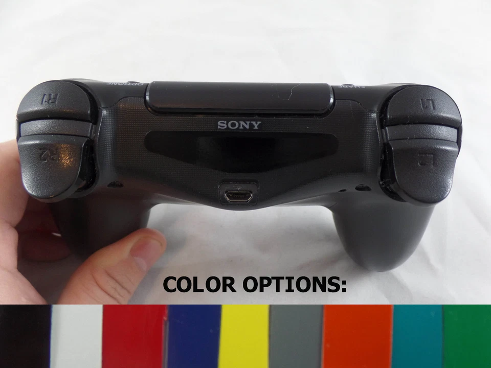 PS4 Controller BLANK SOLID BLOCKOUT Cover Light on controller LED Decal Sticker - Image 1 of 1