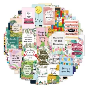 72PCS Inspirational Motivational Cards, Mini Quote Cards, Encouragement Cards - Picture 1 of 7
