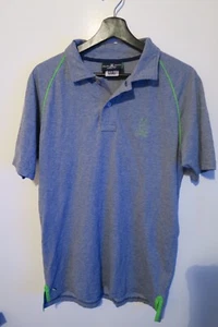 Camisa Polo Psycho Bunny Para Hombres Logo Conejo Azul S/S Talla 4 Pequeña Algodón Pima - Imagen 1 de 8