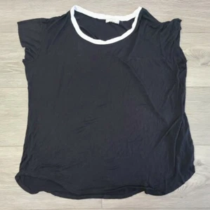 No Comment T Shirt Plus Size 3x Black Scoop Neck Stretch - Picture 1 of 5