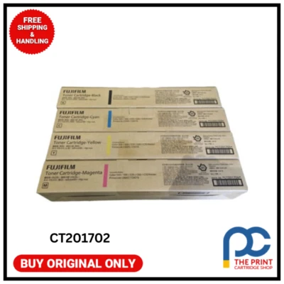 Genuine Fuji Xerox CT201702 CT201703 CT201704 CT201705 Toner Set for Color 550 - image 1 of 3