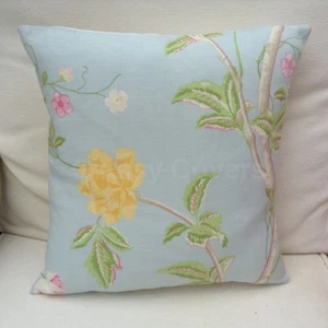 Laura Ashley Designer Cushion Cover "SUMMER PALACE" Duck Egg Blue  Various Sizes - Picture 1 of 2