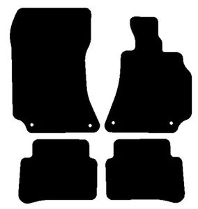 Fits Mercedes E Class W212 Sal/Est 2009-2016 Black Premium Car Mats HITECH - Picture 1 of 6