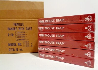 MOUSE TRAP Atari 2600 Factory Box 6 SEALED Games NOS Genuine CX26146 - Image 1 of 4